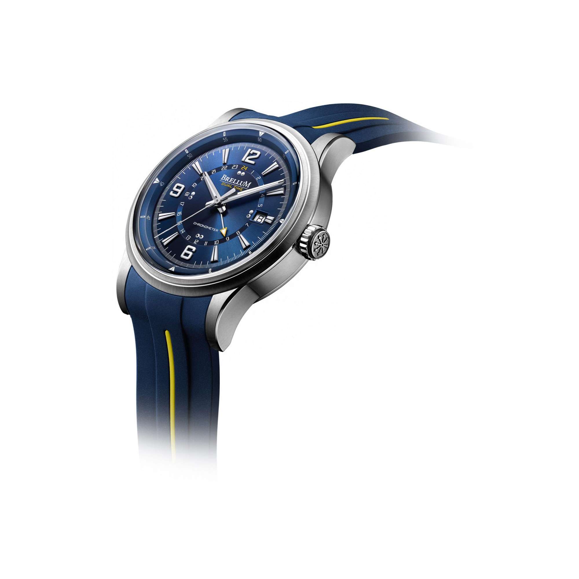 Brellum Wyvern GMT Chronometer Blue Dial W.GMT.110 – Swiss Time
