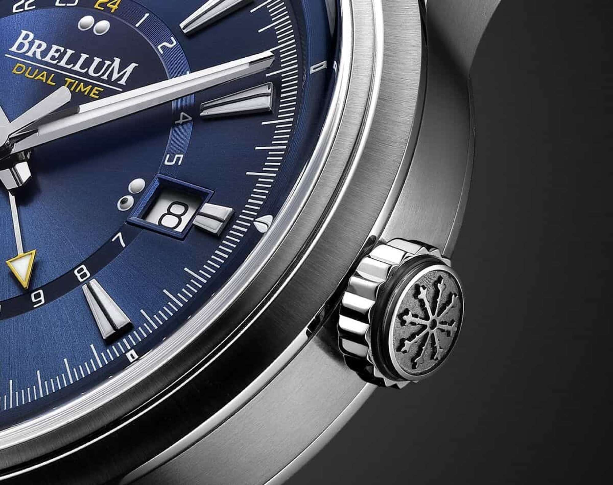 Brellum Wyvern GMT Chronometer Blue Dial W.GMT.110 – Swiss Time
