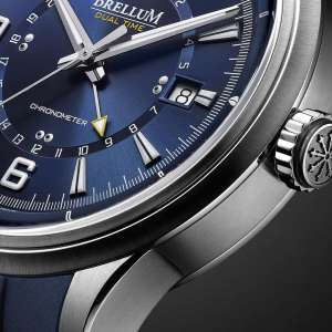 Brellum Wyvern GMT Chronometer Blue Dial W.GMT.110 – Swiss Time