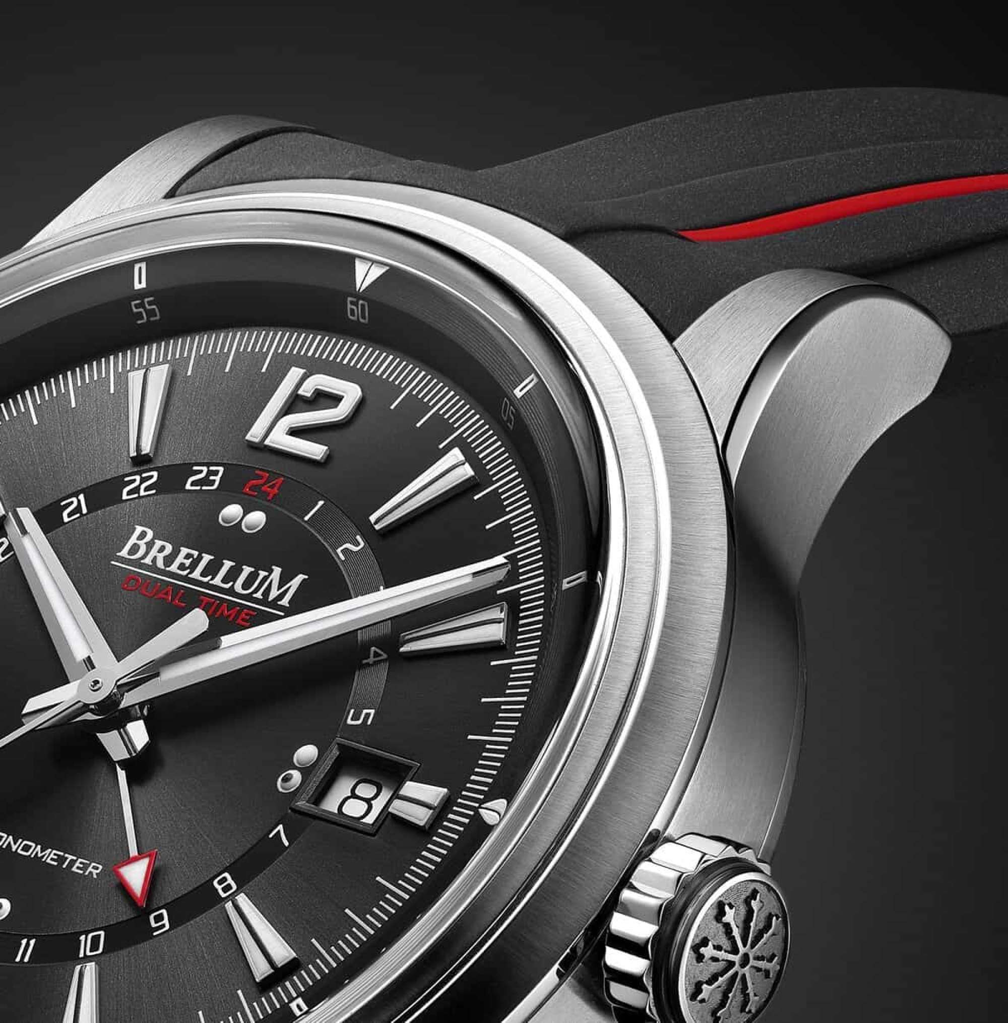 Brellum Wyvern GMT Chronometer Black Dial W.GMT.130 – Swiss Time