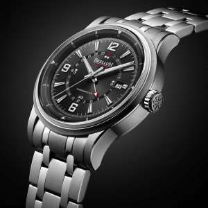 Brellum Wyvern GMT Chronometer Black Dial W.GMT.130 – Swiss Time