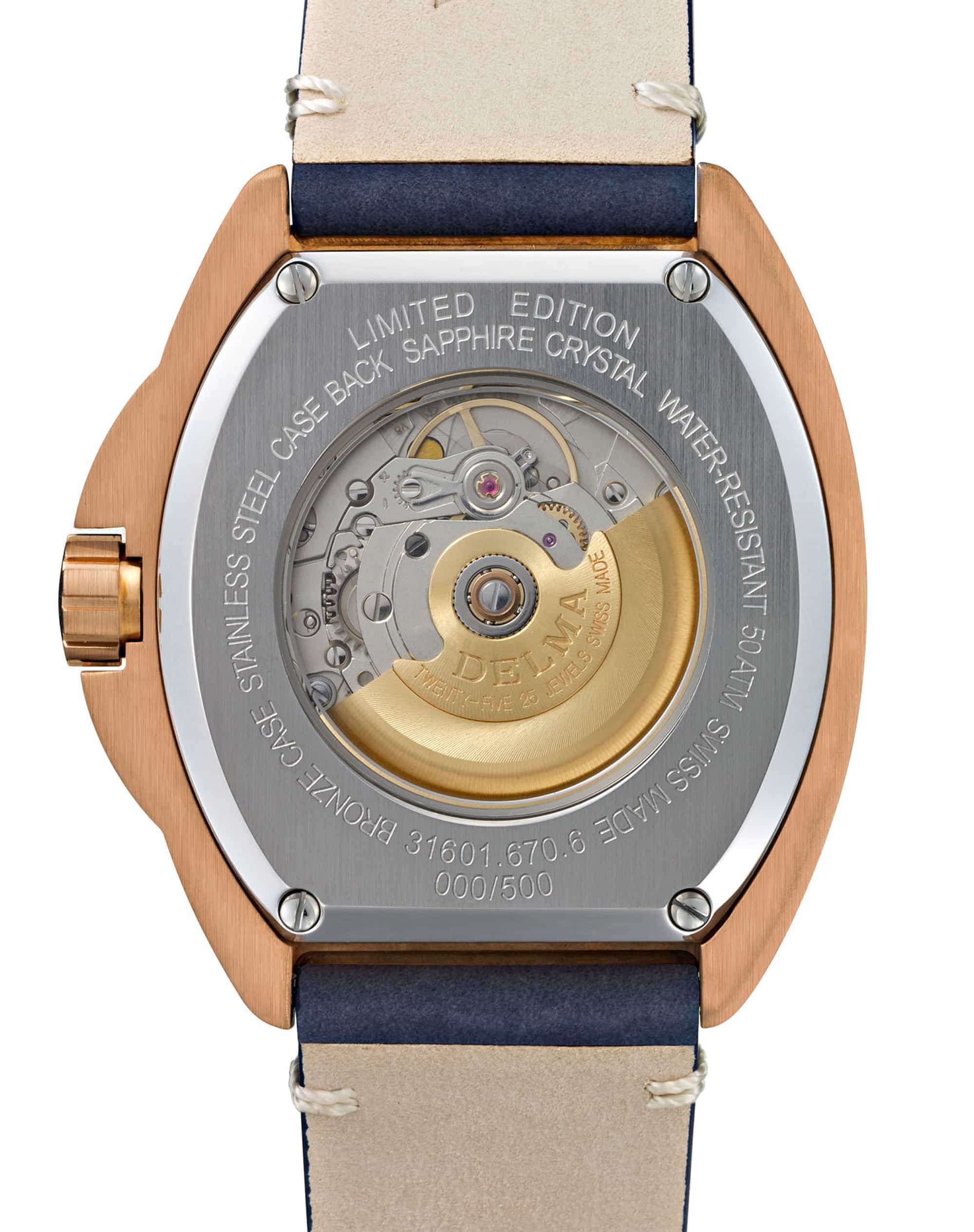 Delma Shell Star Bronze Blue Dial 31601.670.6.048 – Swiss Time