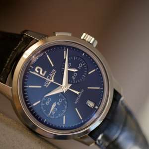 Vulcain 50s Presidents’ Chronograph Steel Blue 570157.311L – Swiss Time