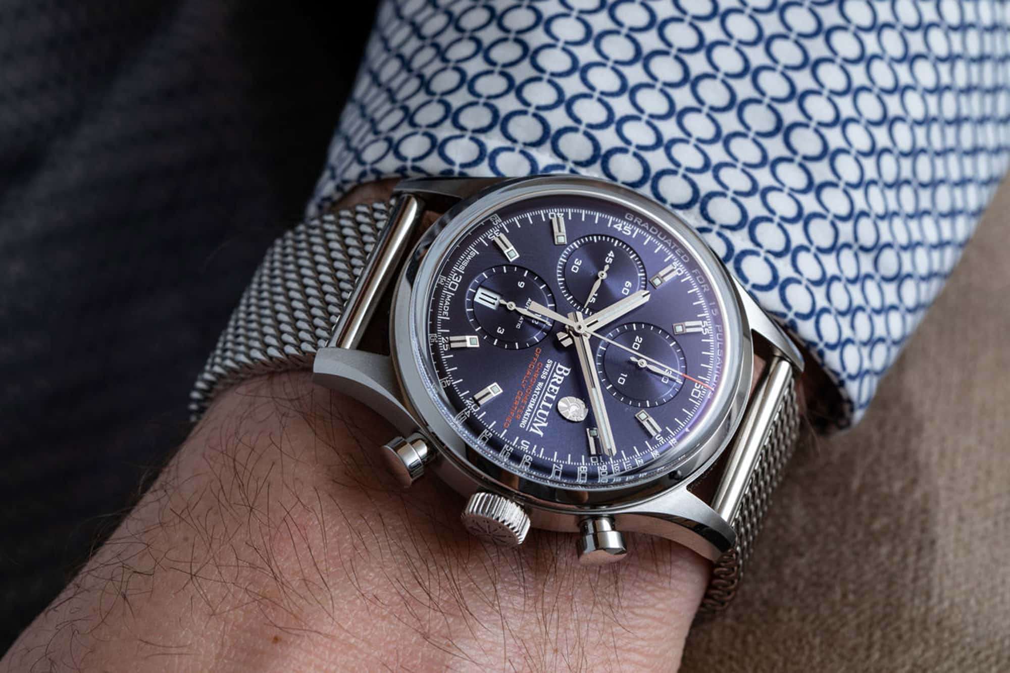 Brellum DuoBox Classic Automatic Chronometer Deep Blue DB.CH.110 – Swiss Time
