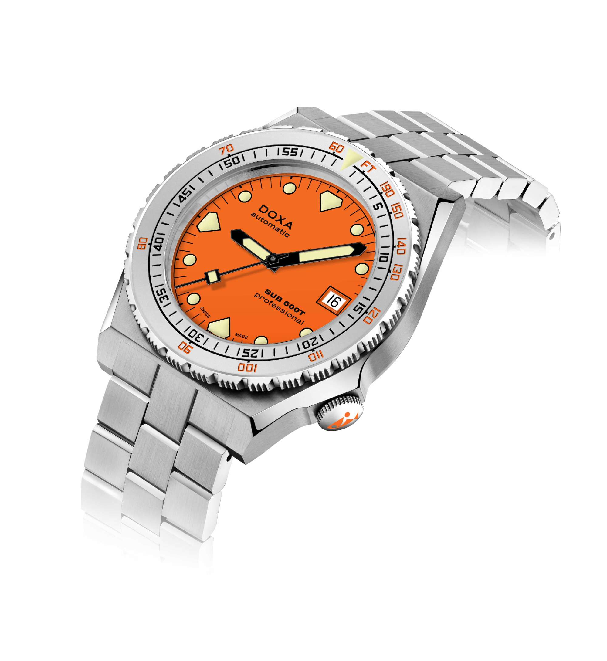 DOXA SUB 600T Professional Stainless Steel 862-10-351-10 – Swiss Time