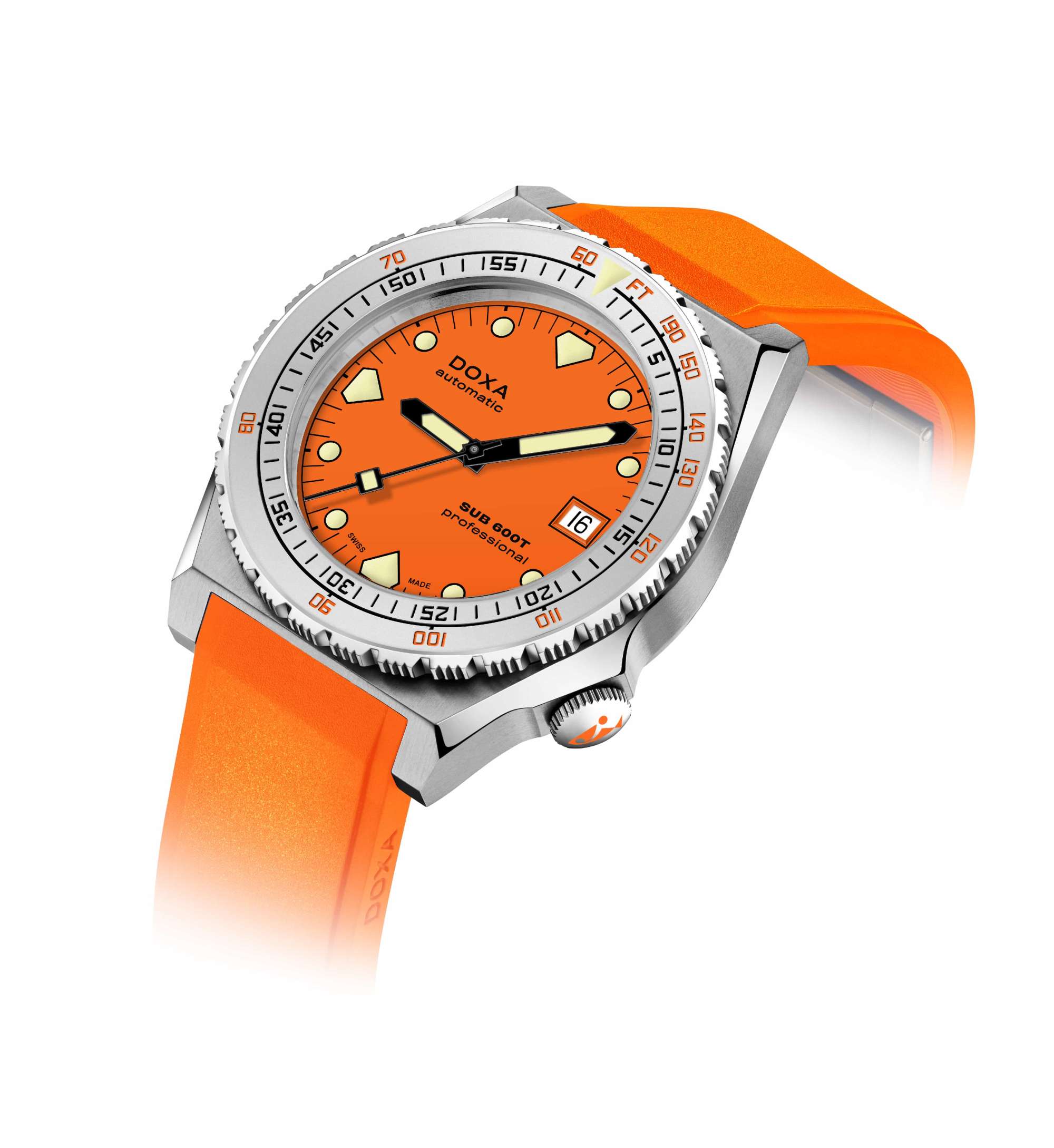 DOXA SUB 600T Professional Stainless Steel 862-10-351-21 – Swiss Time