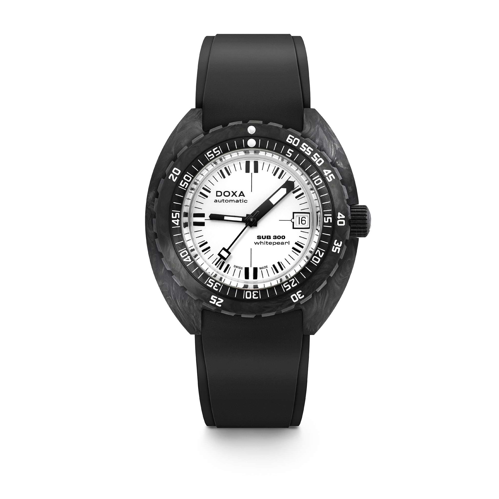 DOXA SUB 300 Carbon Whitepearl 822.70.011.20 – Swiss Time