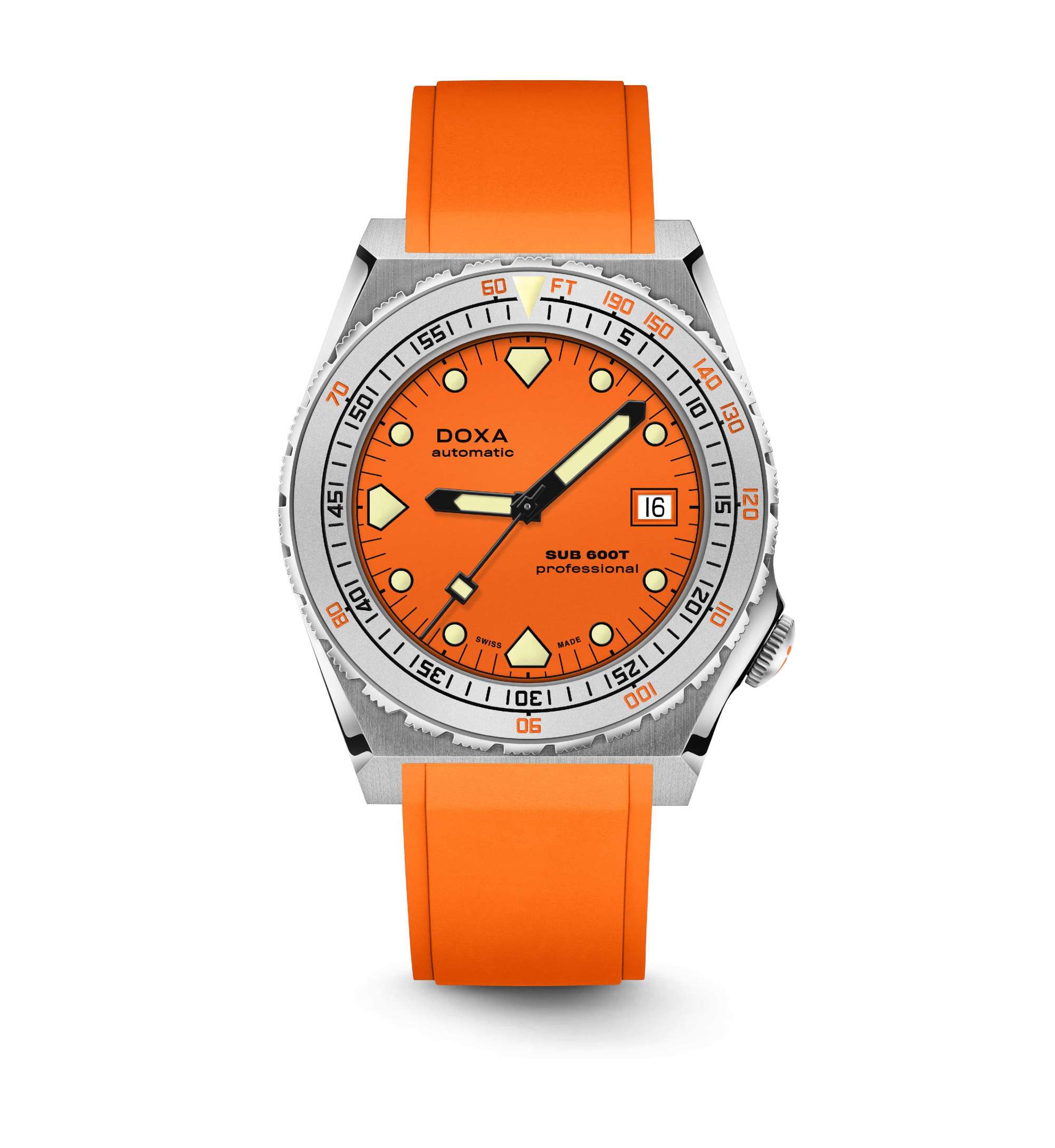 DOXA SUB 600T Professional Stainless Steel 862-10-351-21 – Swiss Time