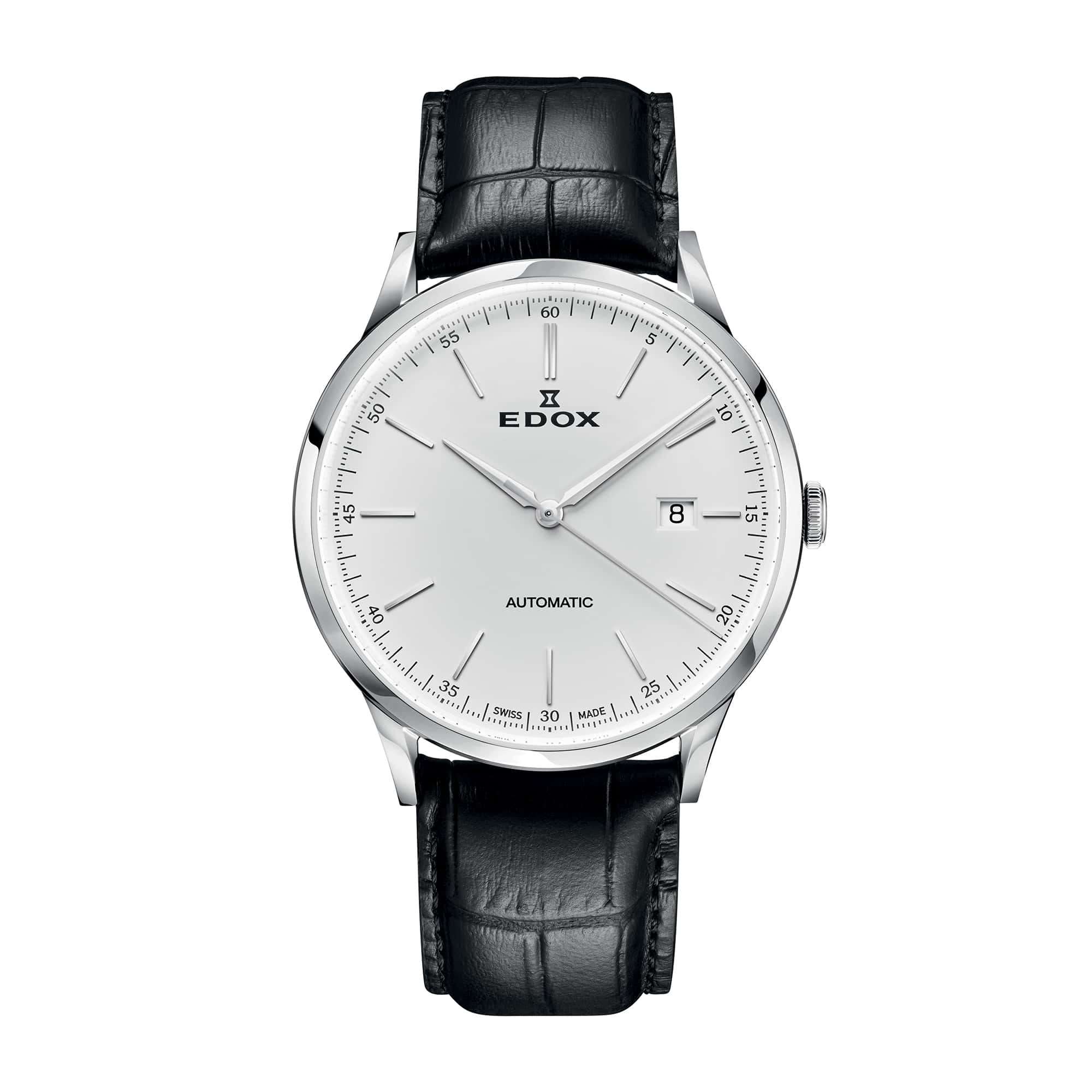 Edox Les Vauberts Automatic Date 80106-3C-AIN – Swiss Time